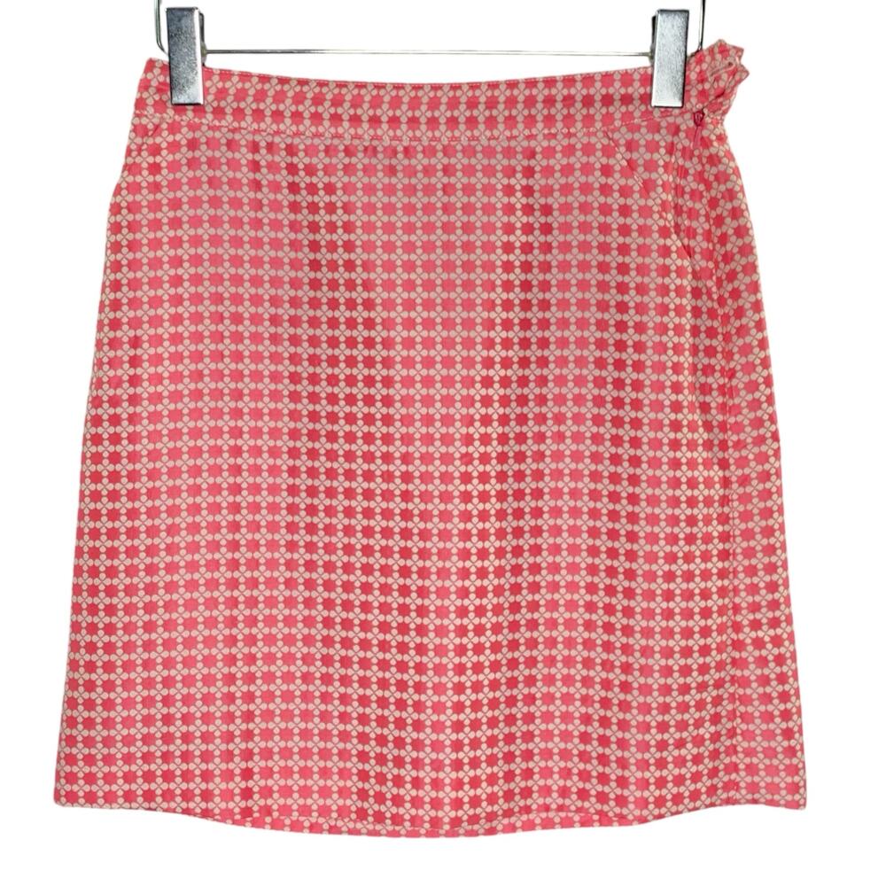 Brooks Brothers 4 Petite Pink Mini Skirt Active Summer Travel Preppy
